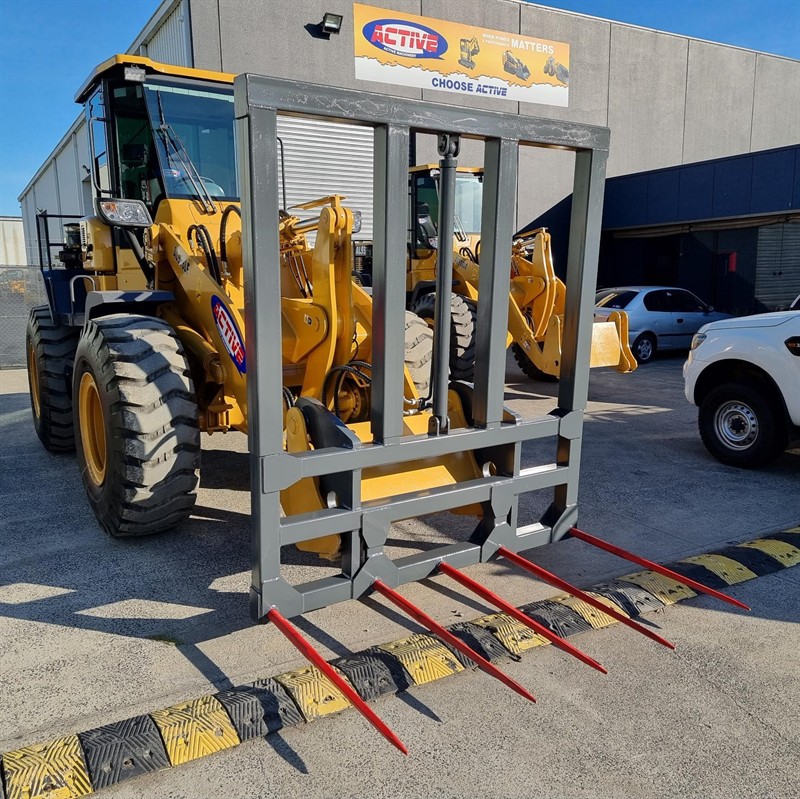 3rd Valve Adjustable Hay Forks Attachments image 4